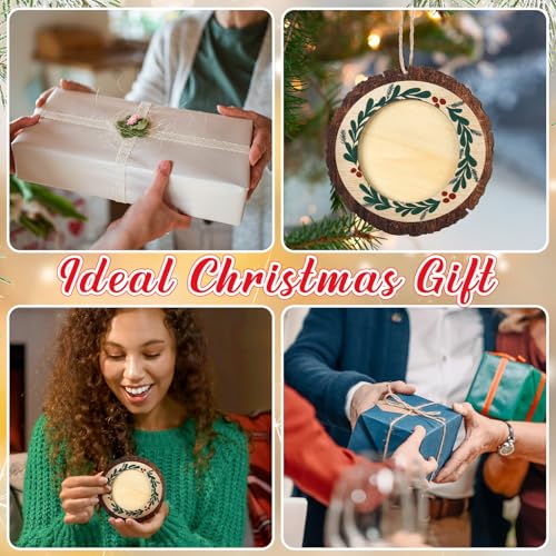 24 Pcs Christmas Photo Ornament Frames for Baby First Christmas Tree Keepsake K3591