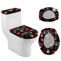 Christmas Toilet Lid Cover, Washable Seat and Tank Protector W1747