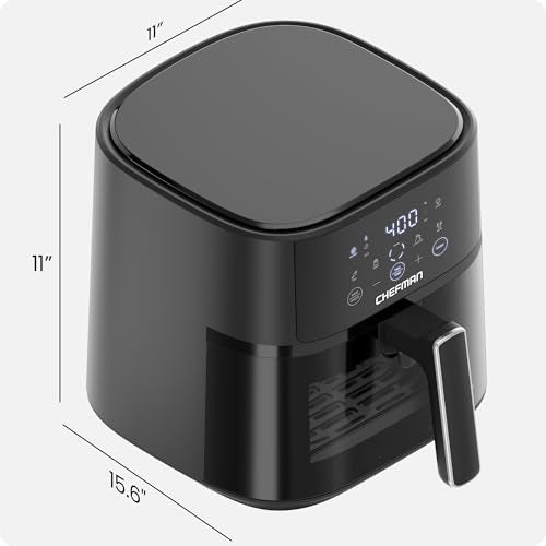 Air Fryer 6 QT Compact with Touchscreen and Nonstick Basket P678