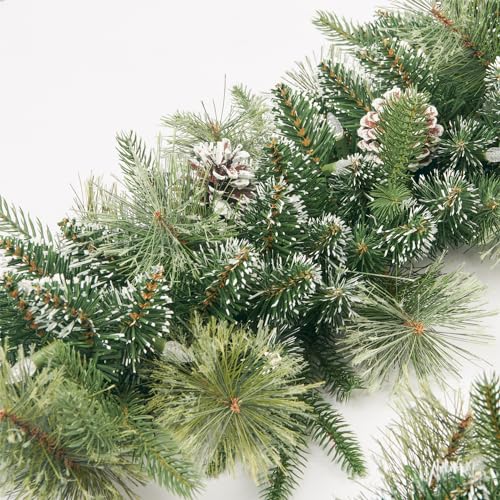 Pre-lit Christmas Garland 9ft with 50 LED Lights B458889
