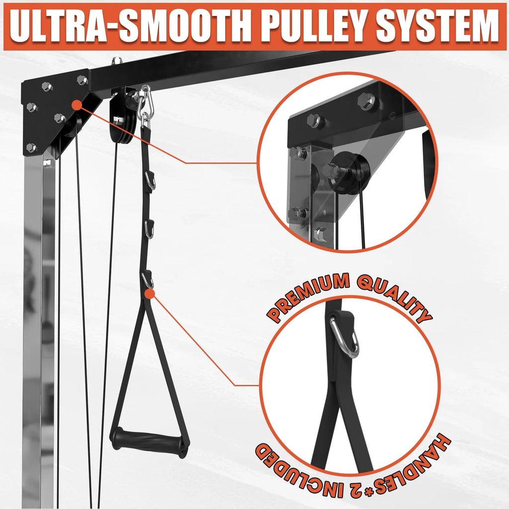 Dual Pulley Cable Crossover Machine for Home Gym V939480