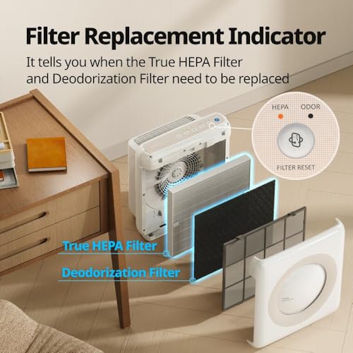 True HEPA Air Purifier with Air Quality Monitoring and Auto Mode R22121