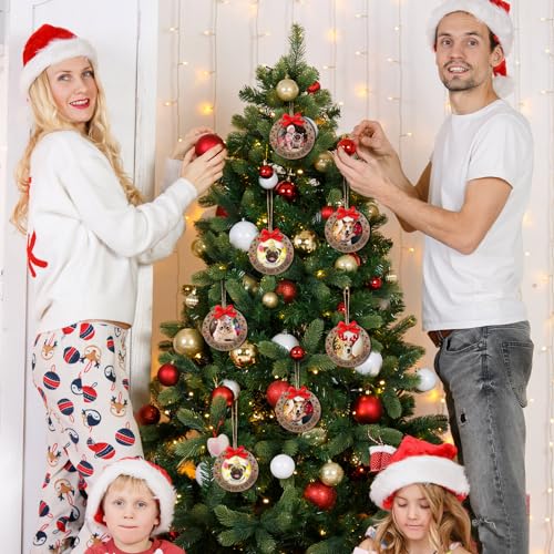 24 Pcs Christmas Photo Ornament Frames for Baby First Christmas Tree Keepsake K3591