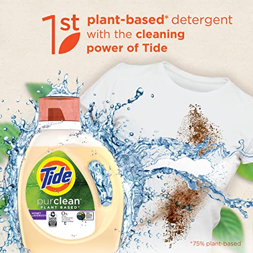 Plant-based liquid laundry detergent, honey lavender, 32 loads D4840