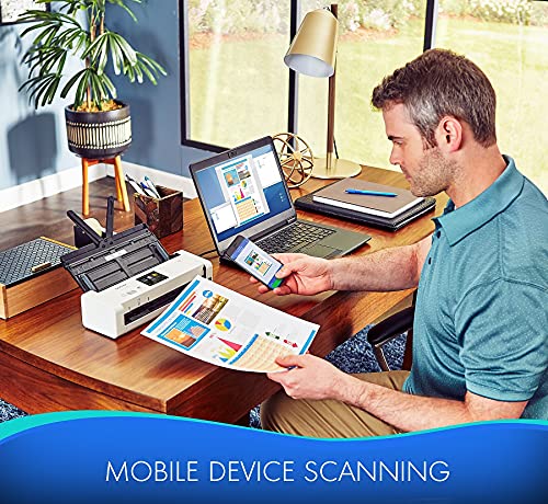 Wireless Compact Desktop Scanner with 30ppm Speed and Touchscreen G581