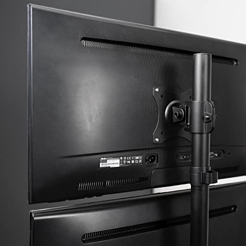 Dual Monitor Desk Mount Stand with Height Adjustment and VESA Plates for 2 LCD Ultrawide Screens up to 34 Inches K936