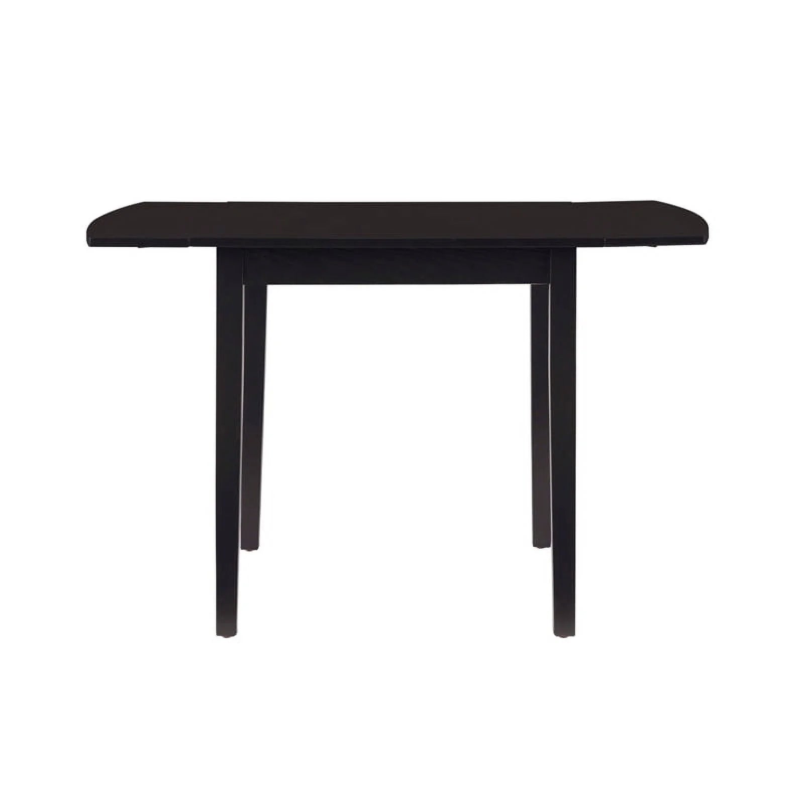 Square Wood Drop Leaf Table in Black P88507