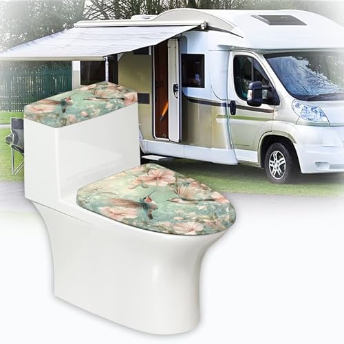 Christmas Toilet Lid and Tank Cover Set for Bathroom Decor K51670