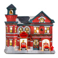 Ceramic Christmas Houses with Warm LED Light Y89884