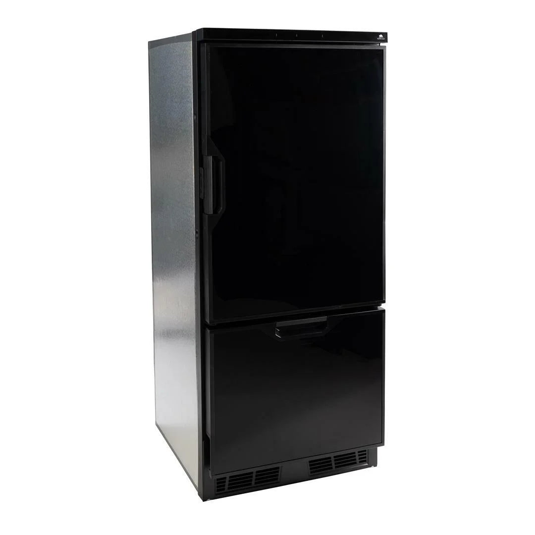 6.2 Cu Ft Dual Compartment Refrigerator with Freezer, Black Trim Y199540