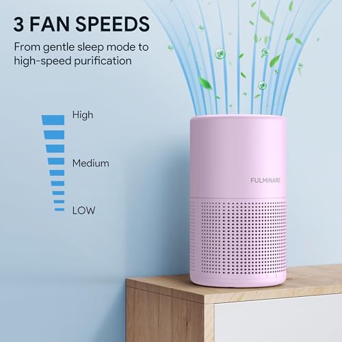 H13 True HEPA Air Purifier for Bedroom, Quiet with Night Light V933