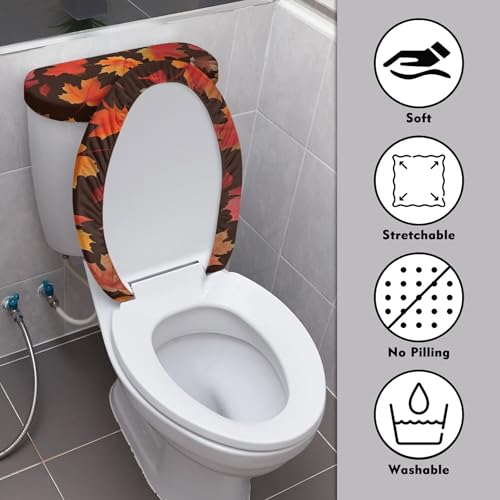 Christmas Toilet Lid and Tank Cover Set for Bathroom Decor K51670