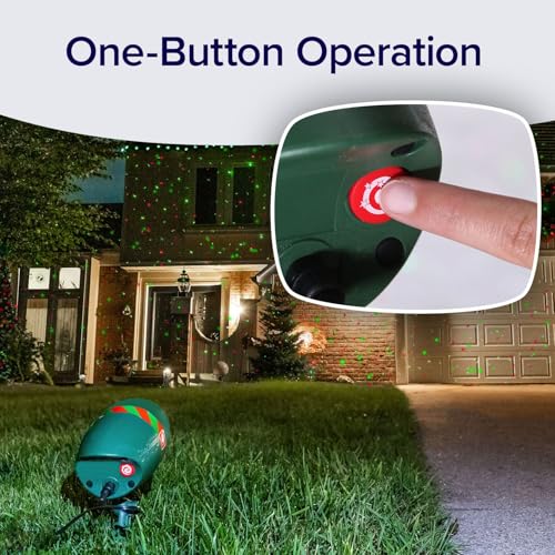 Outdoor Christmas Laser Projector with Remote, 2 Pack W321