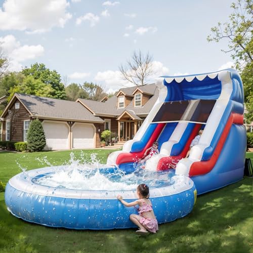 Commercial Inflatable Water Slide with Splash Pool for Kids and Adults B8978