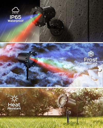 Christmas Projector Lights Outdoor with Remote Control, 1-Pack T114