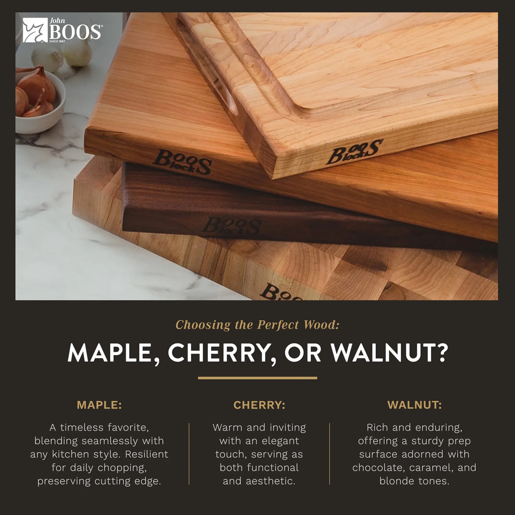 Maple Wood Cutting Board for Kitchen, 30 x 24 inches X4734