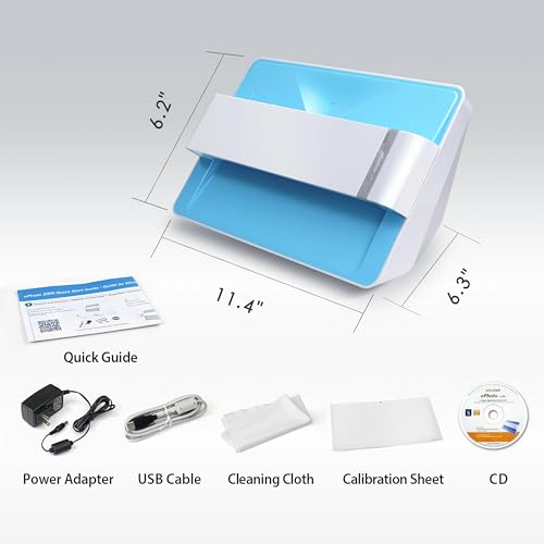 Photo Scanner for 4x6 inch Photos, Auto Crop, Mac and PC Compatible H732