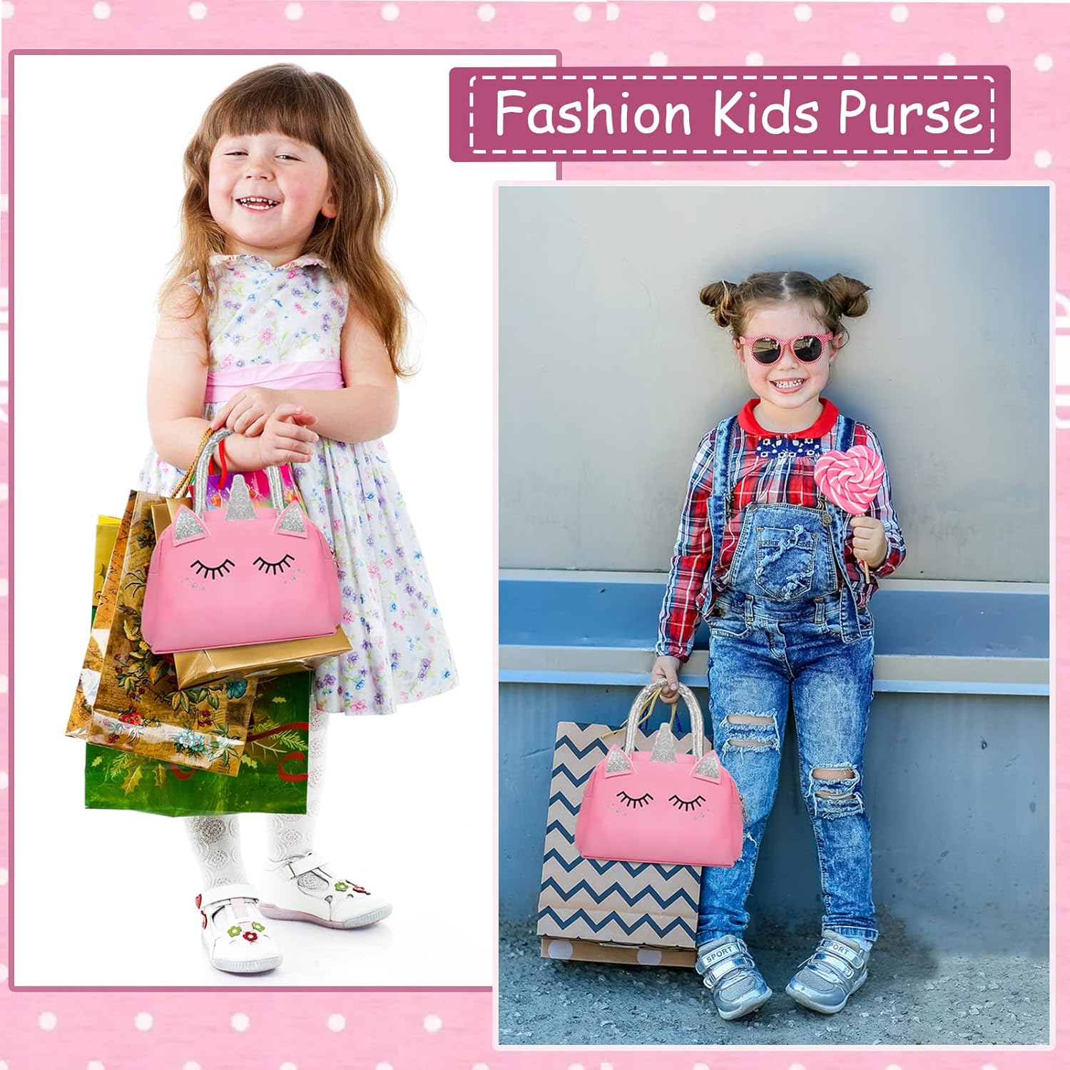 Pretend Makeup Playset for Toddler Girls with Toy Purse and Phone N744339