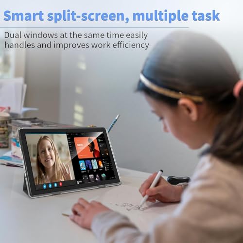 10 Inch Tablet with Keyboard Mouse, 6GB RAM 64GB ROM, IPS Touch Screen O15451