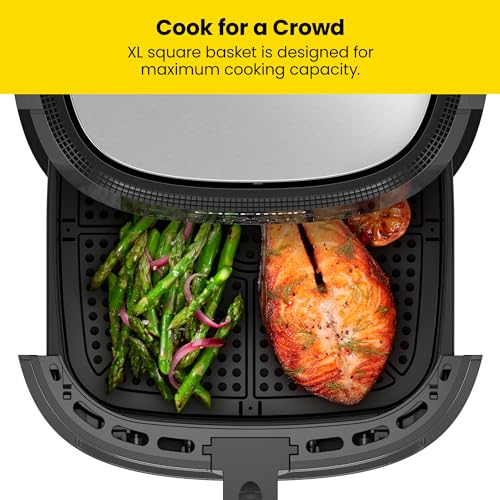XL 8-Qt Touch Air Fryer, Digital Presets, Nonstick Dishwasher-Safe N17083