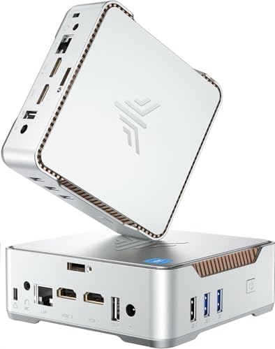 KAMRUI GK3 Plus N97 Mini PC,12th Alder Lake N97 CPU(3.6GHz) Mini Desktop Computers,8GB RAM 256GB PCIe M.2 SSD Micro pc,Gigabit Ethernet,4K UHD,WiFi5,BT4.2,VESA for Home Business Office