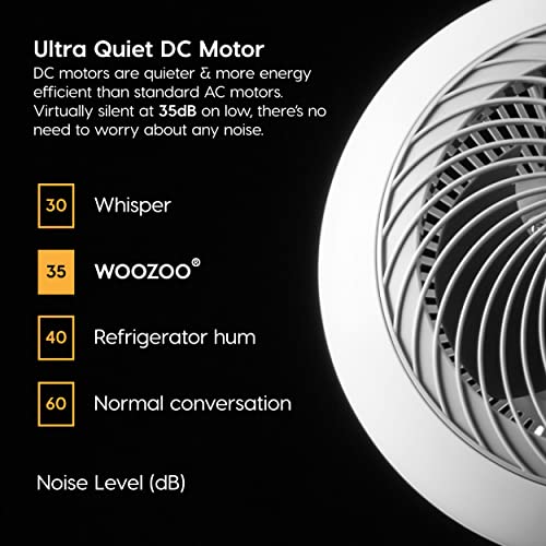 Pedestal Standing Fan with Remote, 360 Oscillating, 12 Speeds, Low Noise D90486