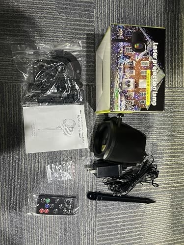 Christmas Laser Projector Light Outdoor, RGB Firefly Moving Lights, IP65 Waterproof for Garden Yard Party B711