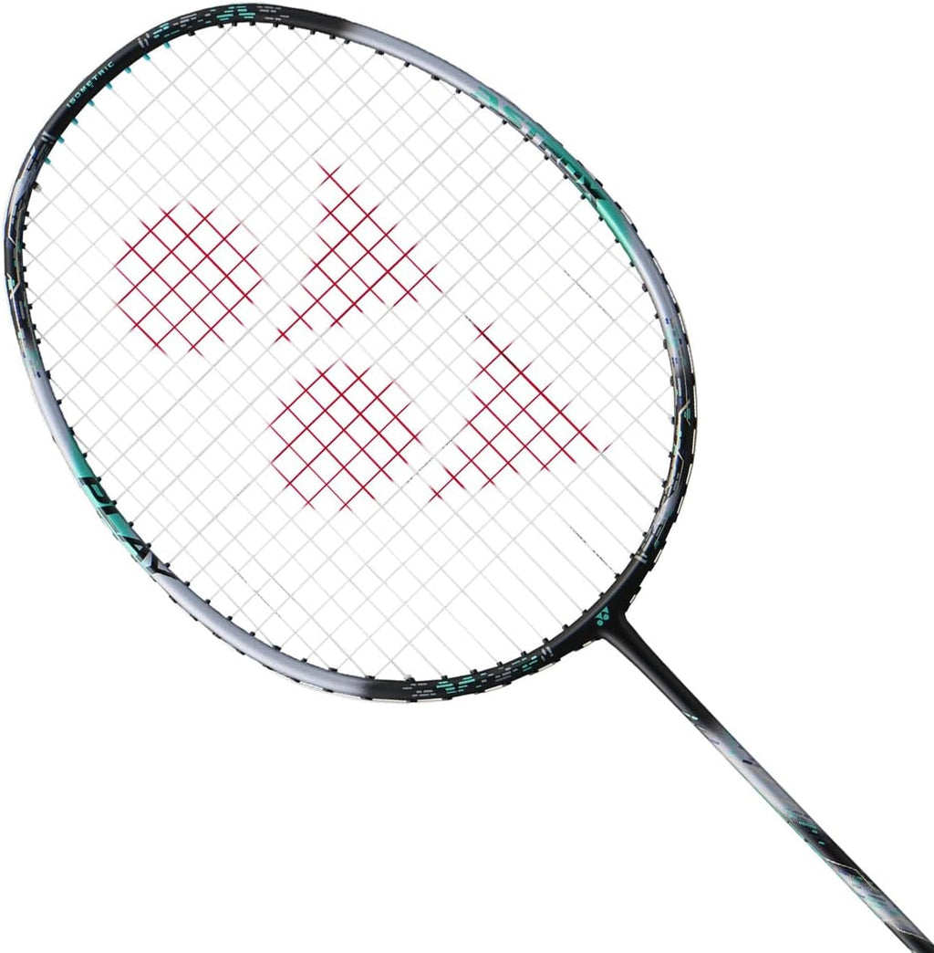 Badminton Racquet Black Silver Prestrung W4082