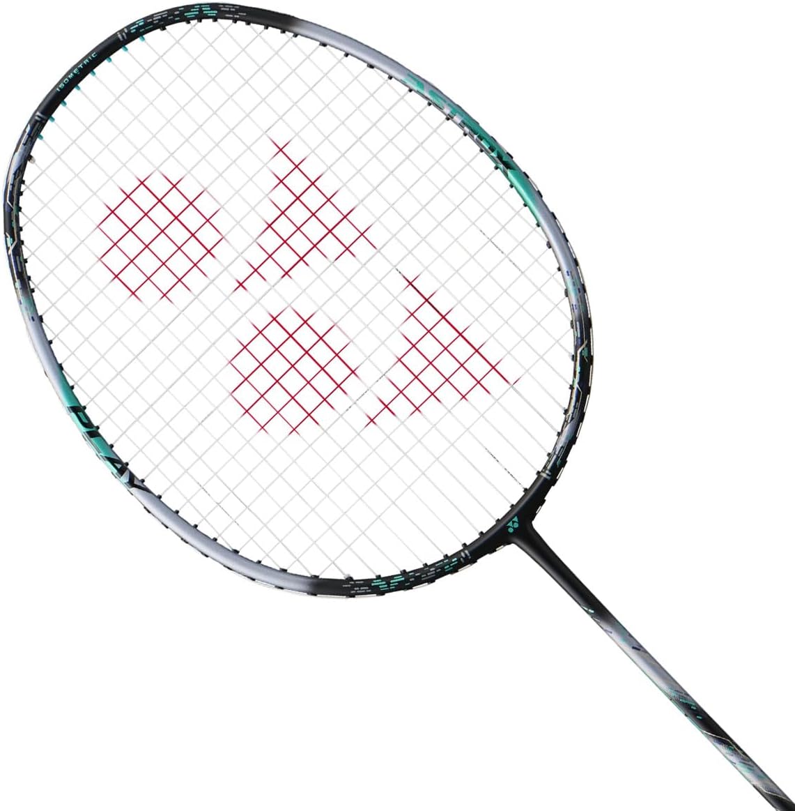Badminton Racquet Black Silver Prestrung W4082