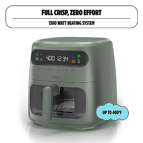 8 QT Digital Air Fryer with Touch Screen, Timer and Auto Shut-off, Lavender L33592