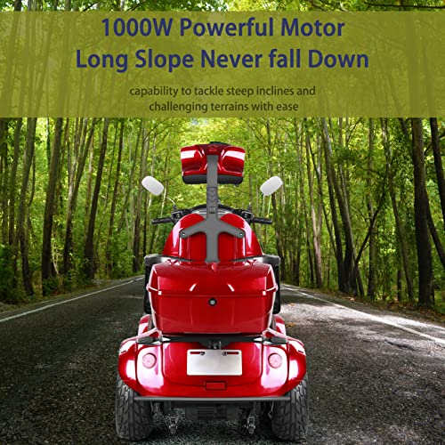 All Terrain 4 Wheel Mobility Scooter for Seniors and Adults Q528