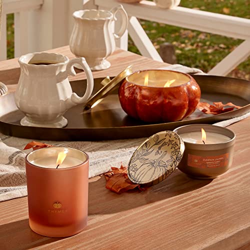 Scented Candles in Tin with Gold Lid - Crisp Fir, Cedarwood & Sandalwood B721287