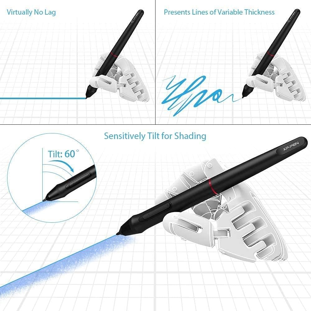 Drawing Tablet with Screen 120% sRGB 8192 Levels Tilt Function L639227
