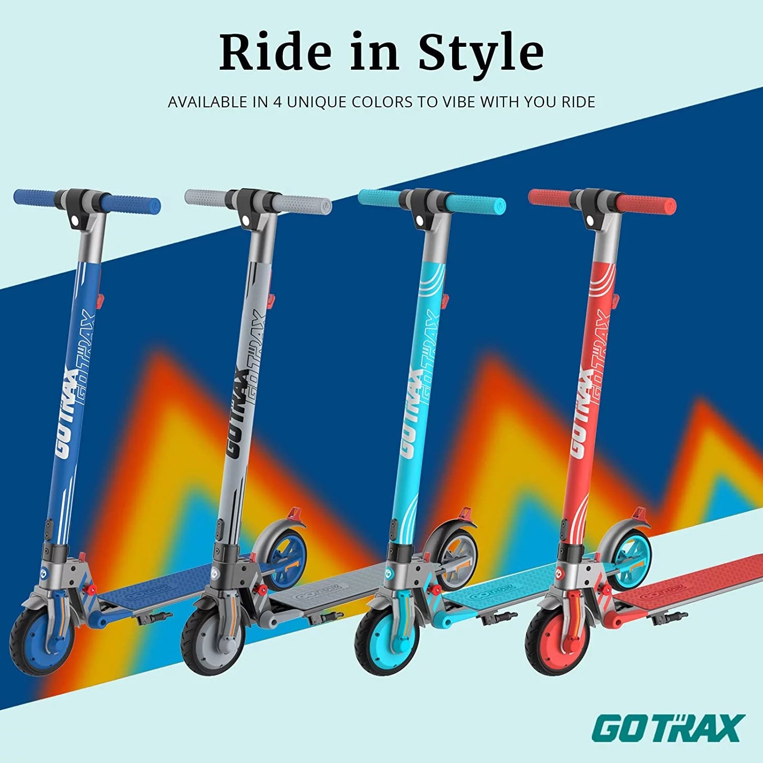 Electric Scooter for Kids Teens, 200W, Foldable, Blue V45836