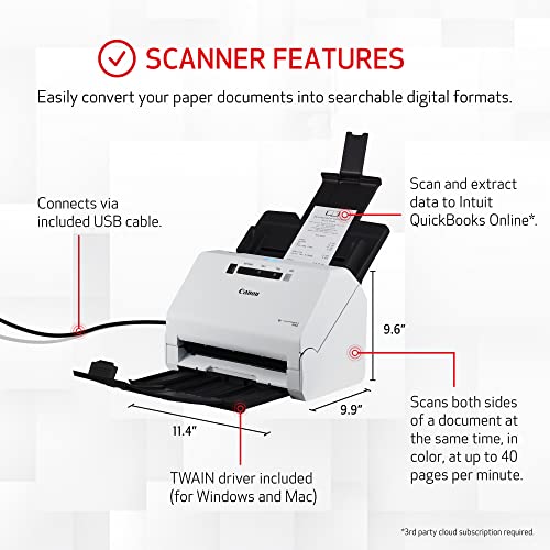 Office Document Scanner, Duplex Scanning, Windows and Mac E950749