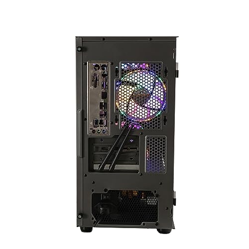 Gaming PC Desktop Computer, AMD Ryzen 5 5600, RTX 4060, 16GB DDR4, 1TB SSD, Windows 11 Pro C400