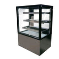36" Commercial Refrigerated Bakery Display Cooler Case for Pastry Deli Uprighted Cooler Glass Display Curve Case Refrigerator-