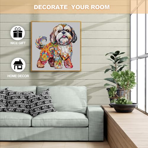 Wooden Puzzle for Adults, Shih Tzu Design, 190 Pieces K992311