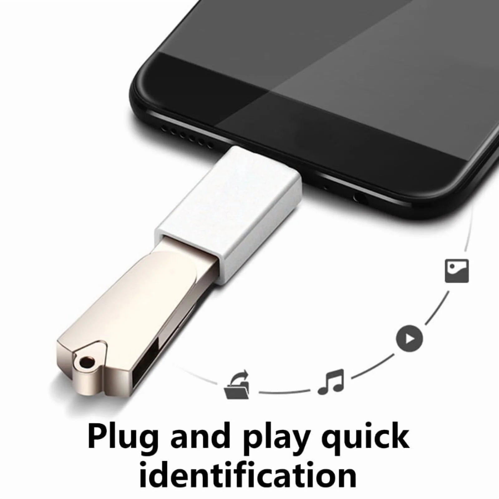 USB C to USB 3.0 Adapter, Male to Female OTG for Phones, Tablets, Laptops A940328