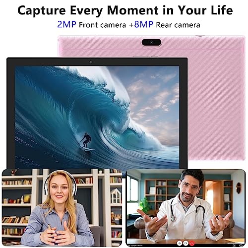 Tablet 10 Inch with Keyboard, Mouse, Case, Stylus, 8GB RAM 64GB ROM N8168