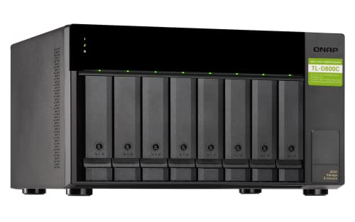 8 Bay Desktop JBOD Storage Enclosure with USB 3.2 Gen 2 Type-C D121