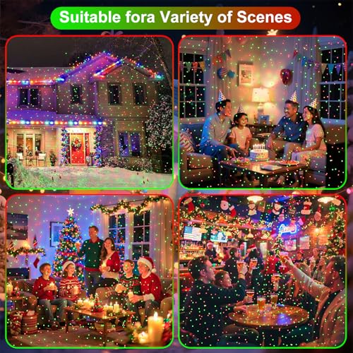Christmas Laser Projector Lights Outdoor Indoor with Remote Control, Waterproof Z3790