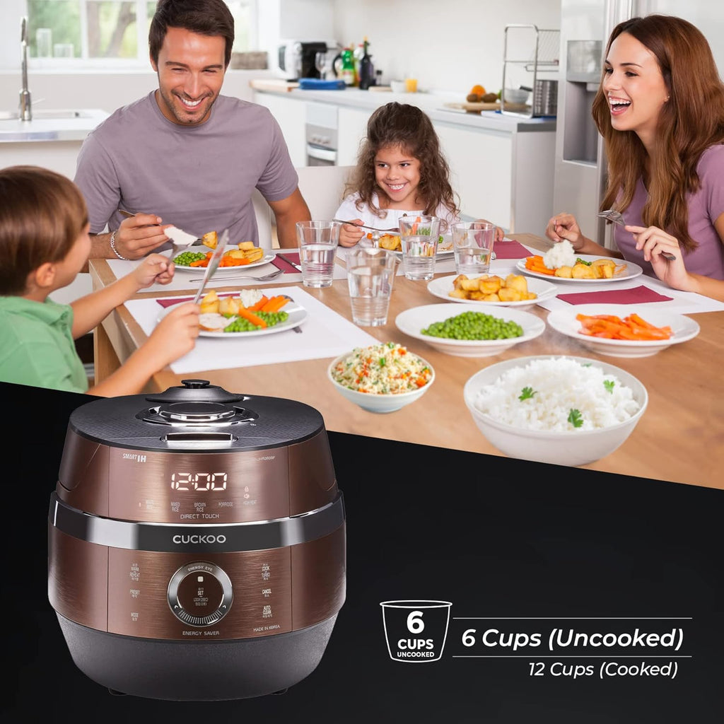 6-Cup Induction Heating Pressure Rice Cooker with 13 Menu Options U4217