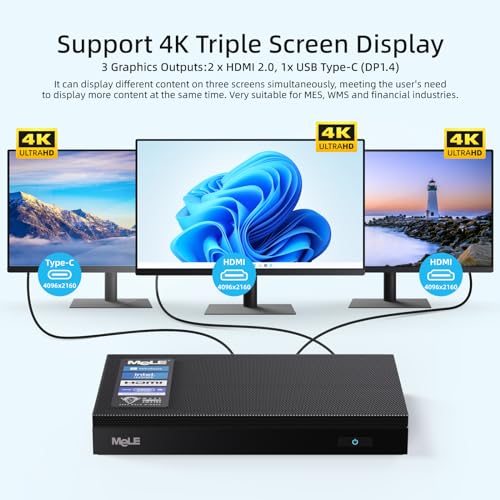Fanless Mini PC 16GB RAM 512GB ROM Windows 11 Pro L960611