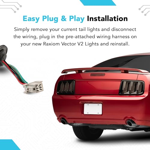 Smoked Lens Tail Lights for 05-09 Mustang H482664