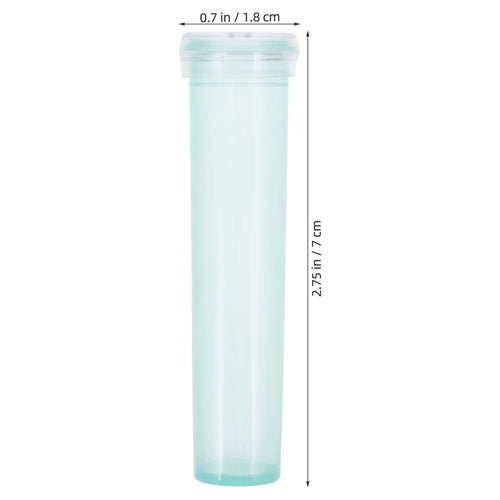 100 Pcs Water Tubes for Flowers Floral Plastic Vases Light Green S902327