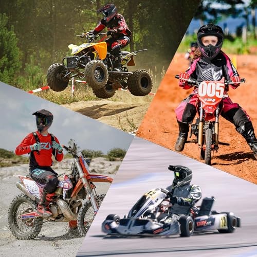 Kids Motocross Helmet with Goggles Gloves & Mask, Full Face DOT Certified O61794