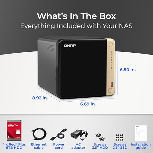 4 Bay Desktop NAS with Intel Celeron Quad-core Processor and Dual 2.5GbE S510
