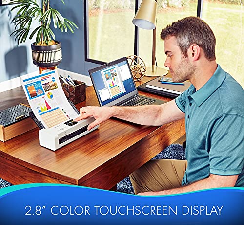 Wireless Compact Desktop Scanner with 30ppm Speed and Touchscreen G581