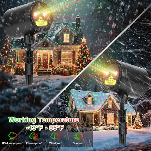 Christmas Laser Projector Lights Outdoor Indoor with Remote Control, Waterproof Z3790